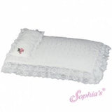 WHITE EYELET BEDDING SET